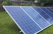 16KW Solar Grid-Tied Solar Power System with gridtie inverter , wires, panel mounting