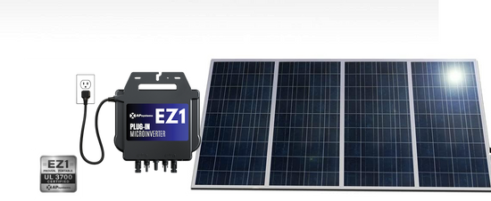 Plug-in & Balcony Solar System– Grid-Tie Plug-and-Play Solar Kit with APsystems Microinverter, WiFi Monitoring & UL 3700 Certification