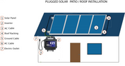Plug-in & Balcony Solar System– Grid-Tie Plug-and-Play Solar Kit with APsystems Microinverter, WiFi Monitoring & UL 3700 Certification