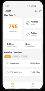 Plug-in & Balcony Solar System– Grid-Tie Plug-and-Play Solar Kit with APsystems Microinverter, WiFi Monitoring & UL 3700 Certification