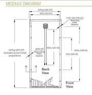 Basic 1000 Watts Solar Power Backup with 100Watt Solar Panel, Run your Home Essentials