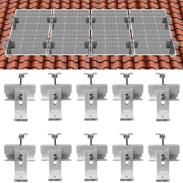 Roof Mount Solar Panel Mounting Hardware, Takes up to 4 Solar